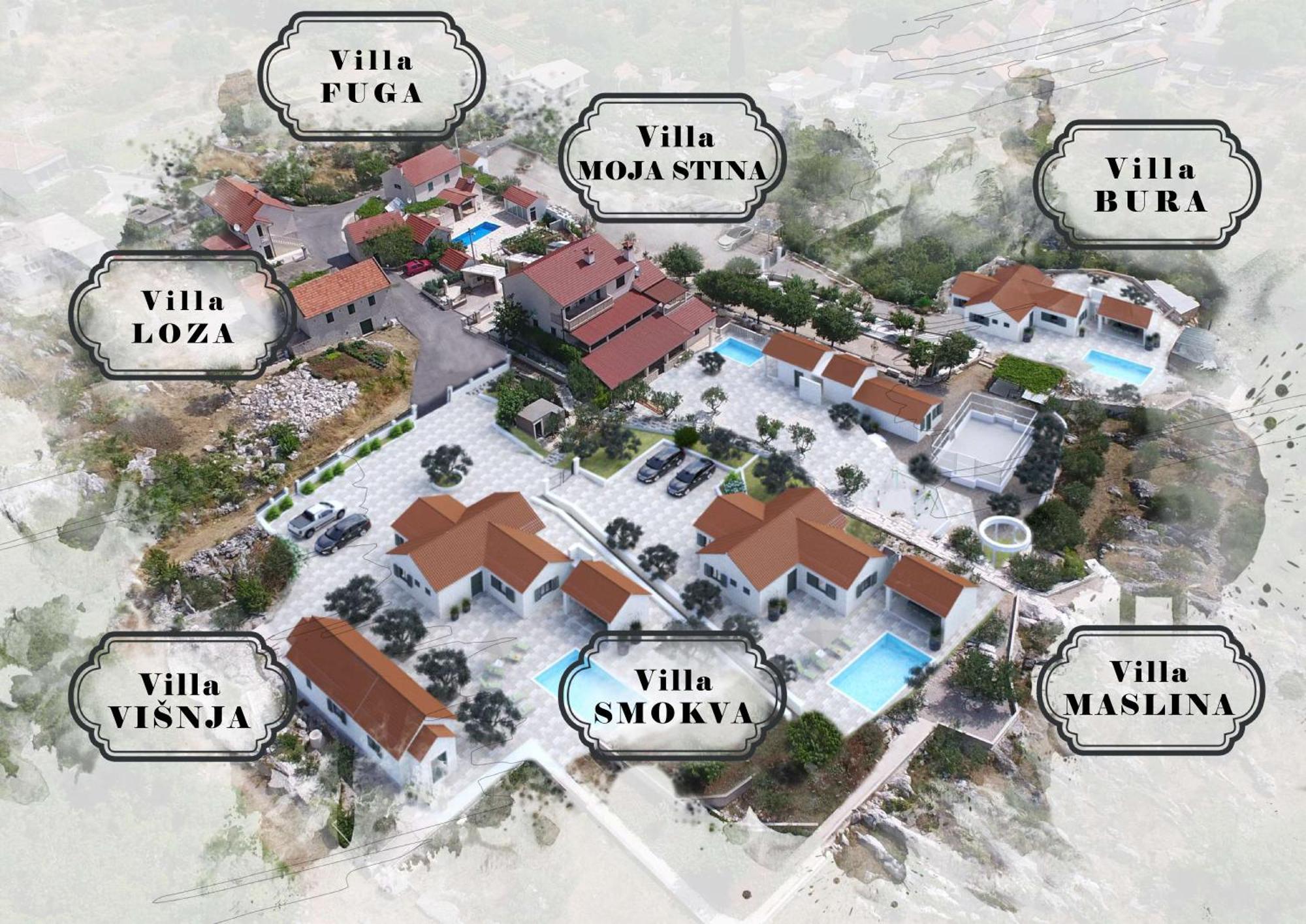 Villa Loza - Resort Moja Stina Seoca Bagian luar foto